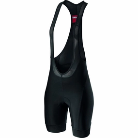 Castelli Prima Women's Cycling Bibshorts (Black/Dark Gray)