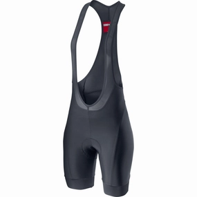 Castelli Prima Women's Cycling Bibshorts (Dark Steel Blue/Brilliant Pink)