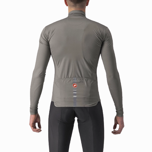 Castelli Pro Thermal Mid LS Mens Cycling Jersey (Nickel Grey)