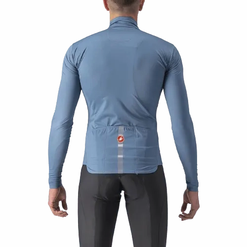 Castelli Pro Thermal Mid LS Mens Cycling Jersey (Steel Blue)