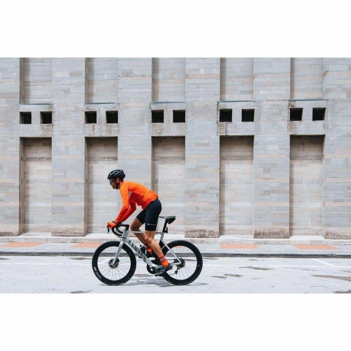 Castelli Prologo 7 Mens Cycling Jersey (Fiery Red/Light Black Ivory)