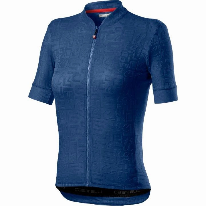 Castelli Promessa Jacquard Women's Cycling Jersey (Agate Blue)