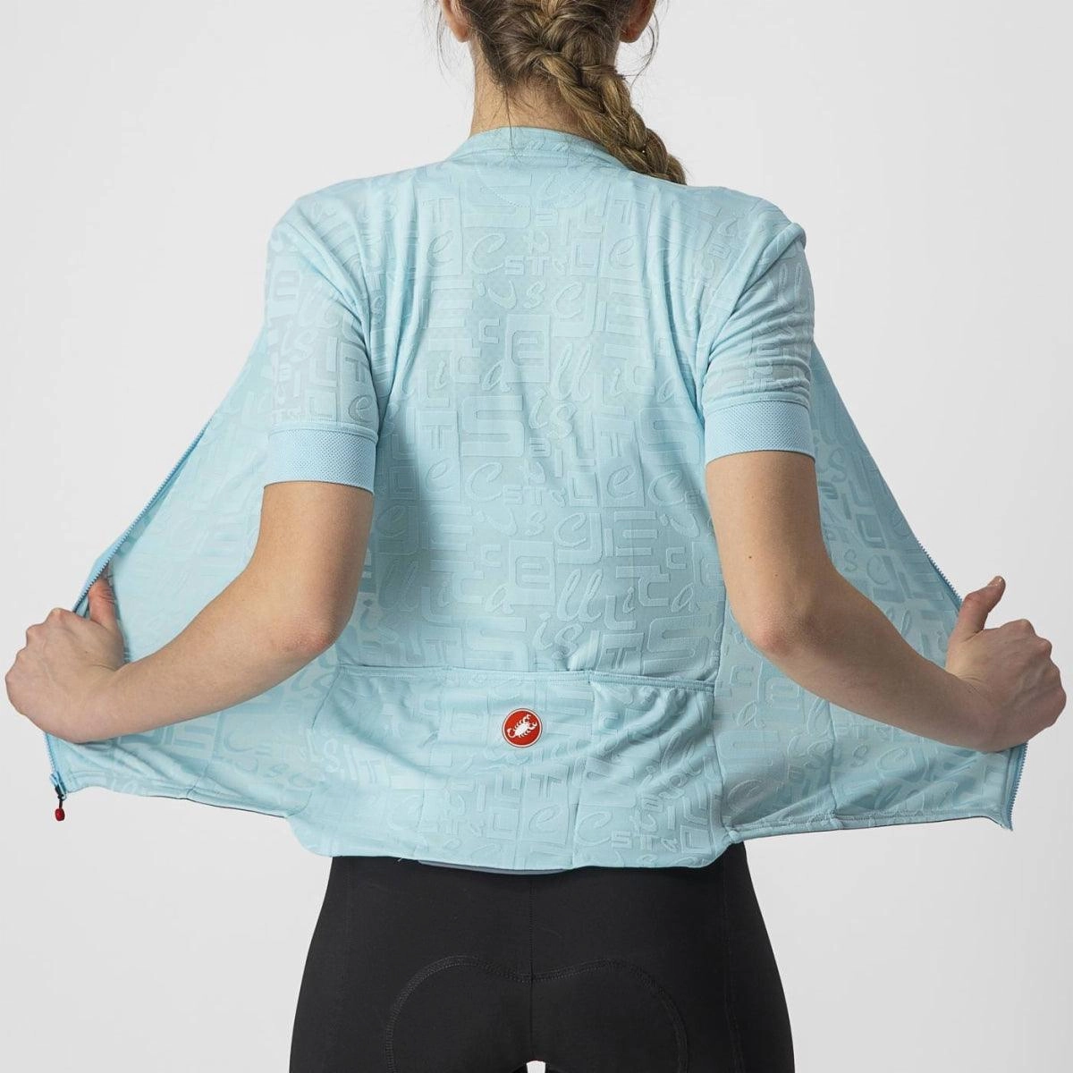 Castelli Promessa Jacquard Women's Cycling Jersey (Skylight)