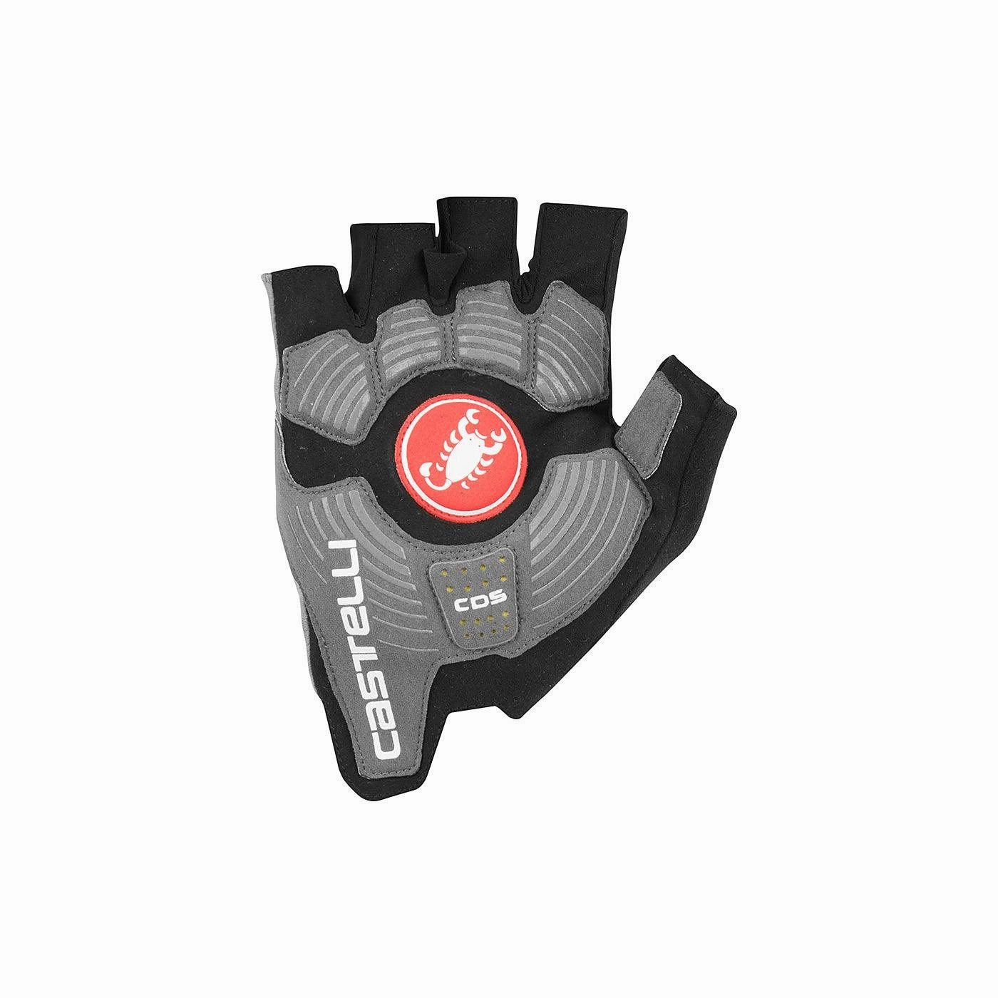 Castelli Rosso Corsa Espresso Mens Cycling Gloves (Black)