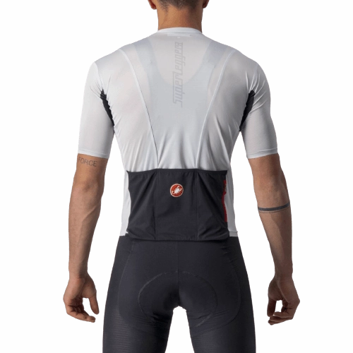 Castelli Superleggera 2 Mens Cycling Jersey (Silver Gray)