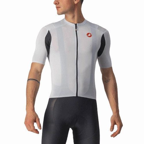 Castelli Superleggera 2 Mens Cycling Jersey (Silver Gray)
