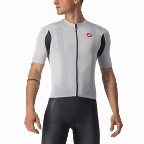 Castelli Superleggera 2 Mens Cycling Jersey (Silver Gray)