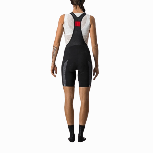 Castelli Velocissima 2 Women's Cycling Bibshorts (Black/Dark Gray)