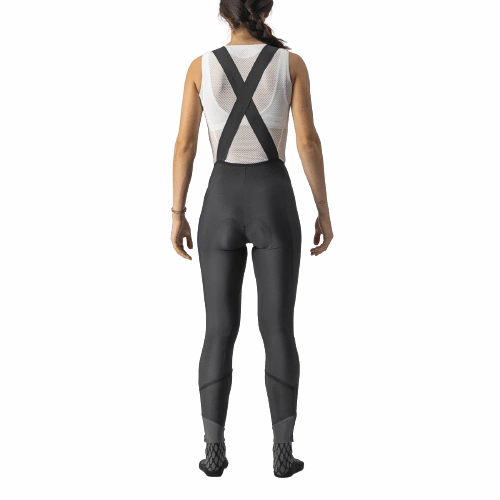 Castelli Velocissima DT Women's Cycling  Bib Tight (Black/Black Reflex)
