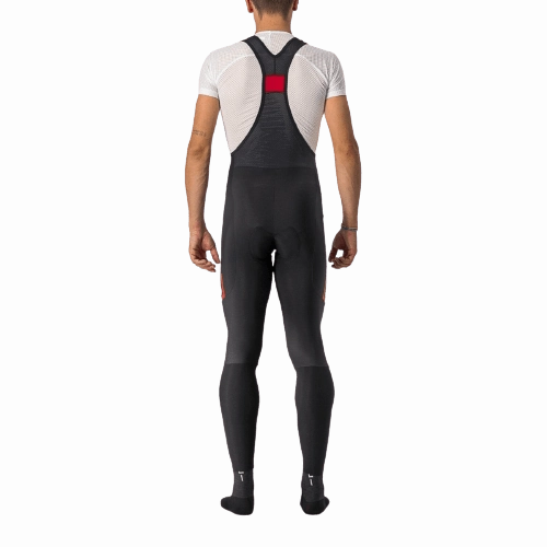 Castelli Velocissimo 5 Mens Cycling Bib Tight (Black/Red Reflex)