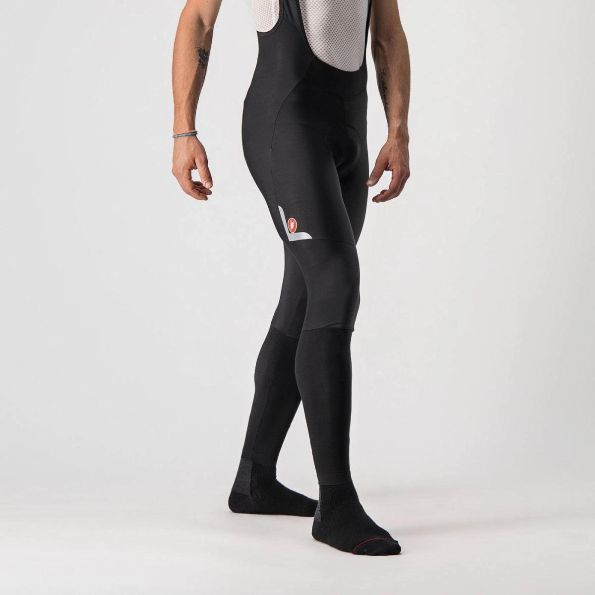 Castelli Velocissimo 5 Mens Cycling Bib Tight (Black/Silver Reflex)
