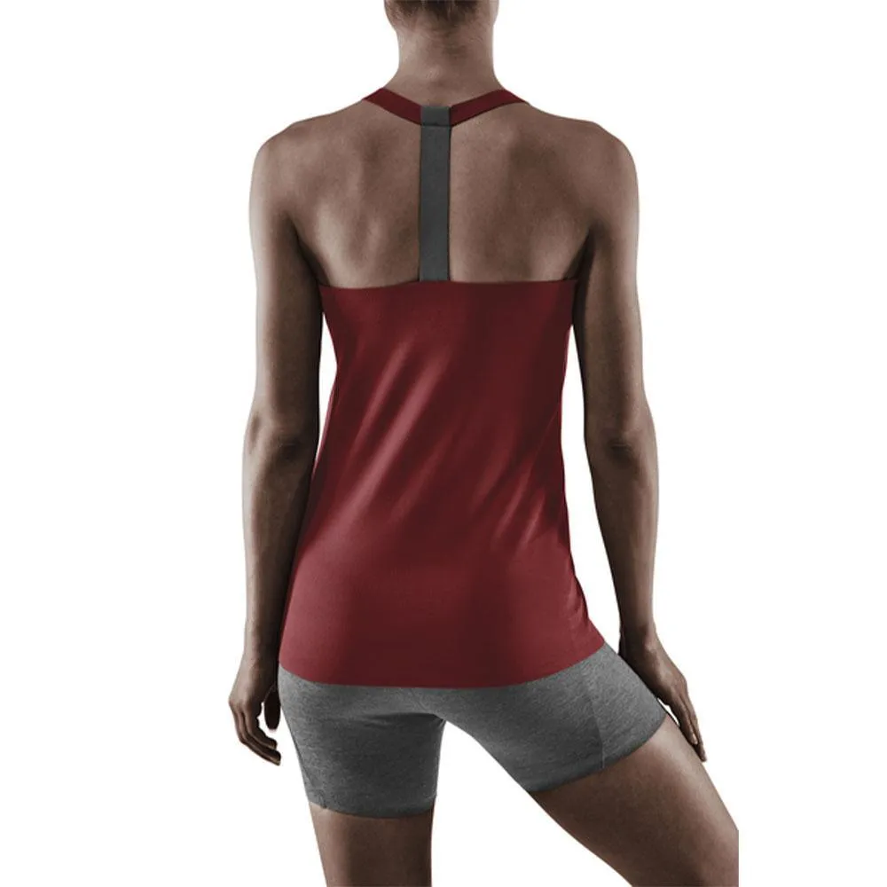 CEP Compression Training Women's Tank Top (Cardio Cherry)