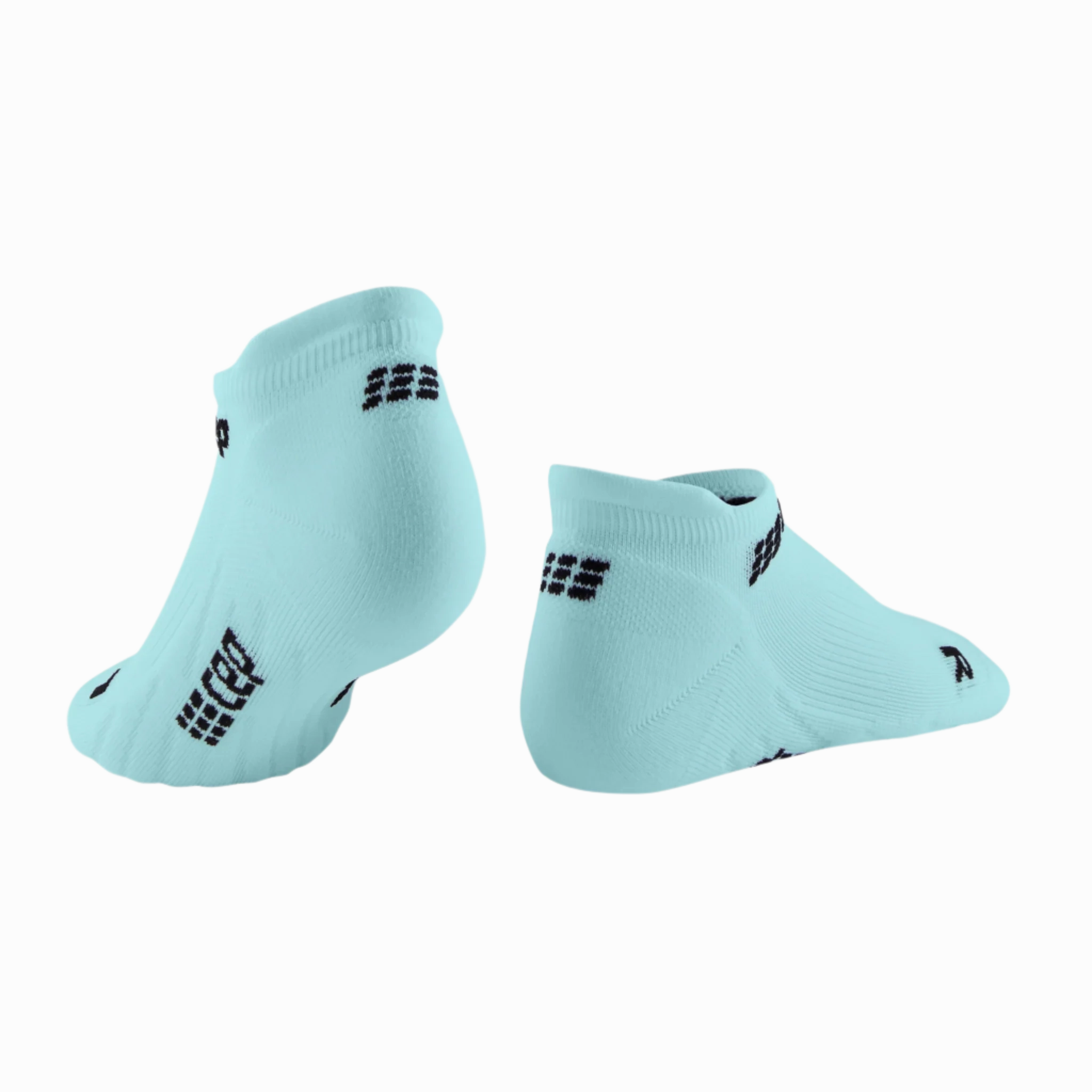 CEP Compression The Run No Show 4.0 Men's Running Socks (Light Blue)
