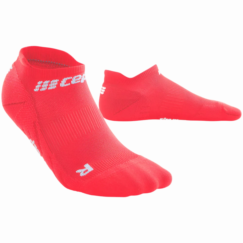 CEP Compression The Run No Show 4.0 Men's Running Socks (Pink)