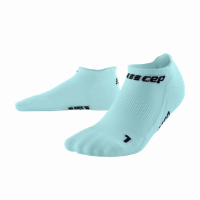 CEP Compression The Run No Show 4.0 Women's Running Socks (Light Blue)
