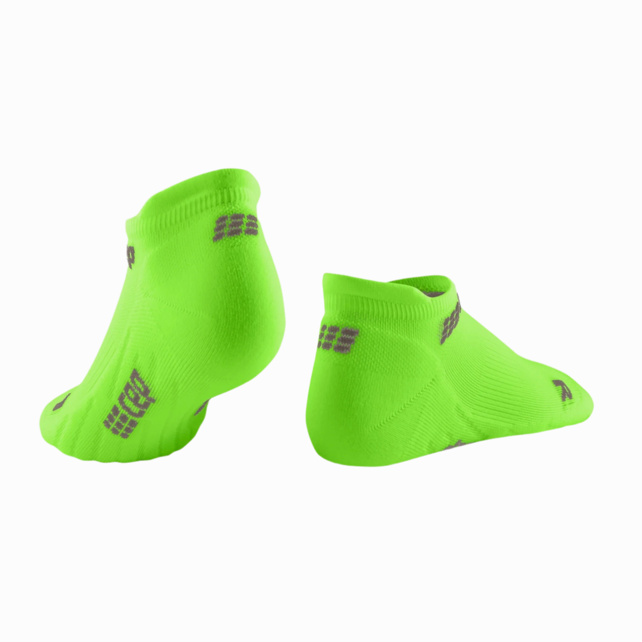 CEP Compression The Run No Show 4.0 Women's Running Socks (Lime Green)