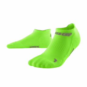 CEP Compression The Run No Show 4.0 Women's Running Socks (Lime Green)