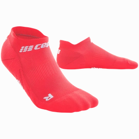 CEP Compression The Run No Show 4.0 Women's Running Socks (Pink)