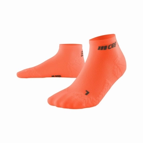 CEP Compression Ultralight Low Cut Women's Running Socks (Ultralight Coral)