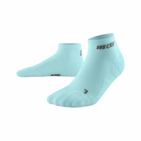 CEP Compression Ultralight Low Cut Women's Running Socks (Ultralight Light Blue)