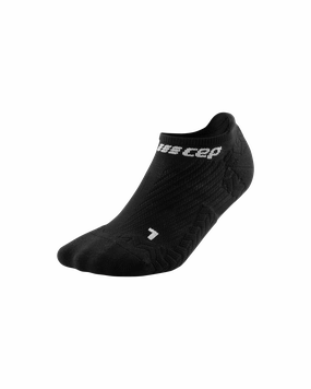 CEP Compression Ultralight No Show Men's Running Socks (Ultralight Black)