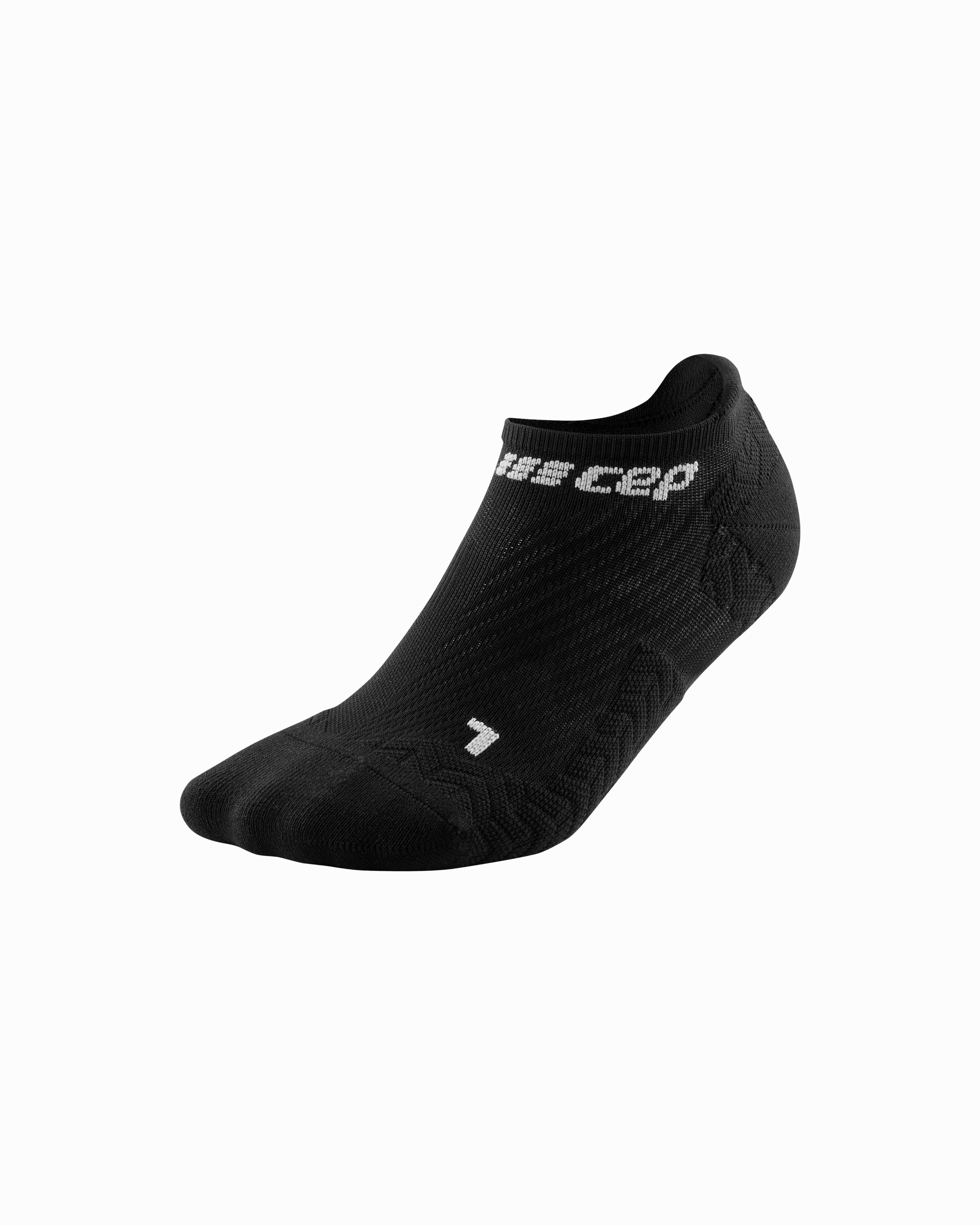 CEP Compression Ultralight No Show Men's Running Socks (Ultralight Black)