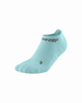CEP Compression Ultralight No Show Men's Running Socks (Ultralight Light Blue)