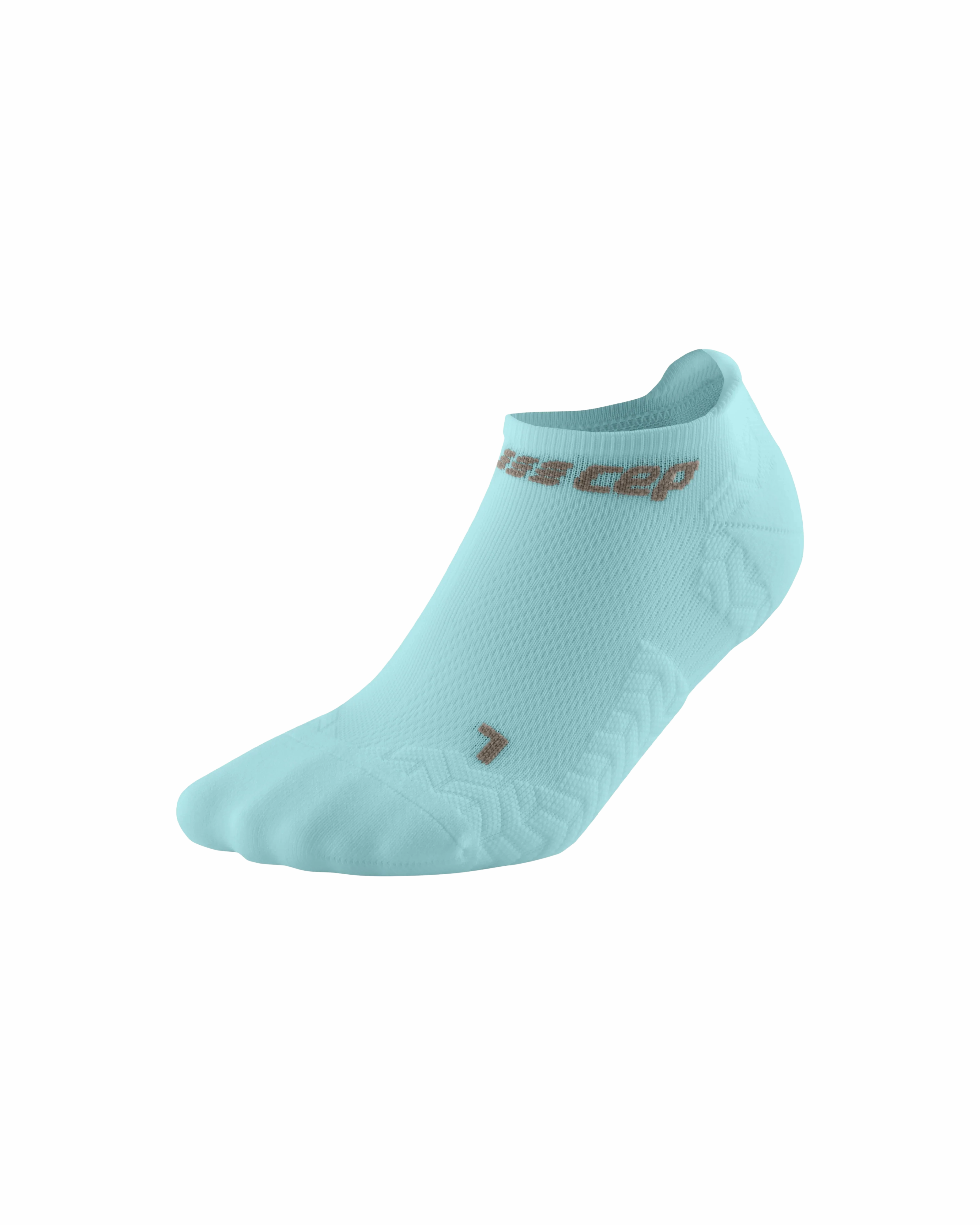 CEP Compression Ultralight No Show Men's Running Socks (Ultralight Light Blue)