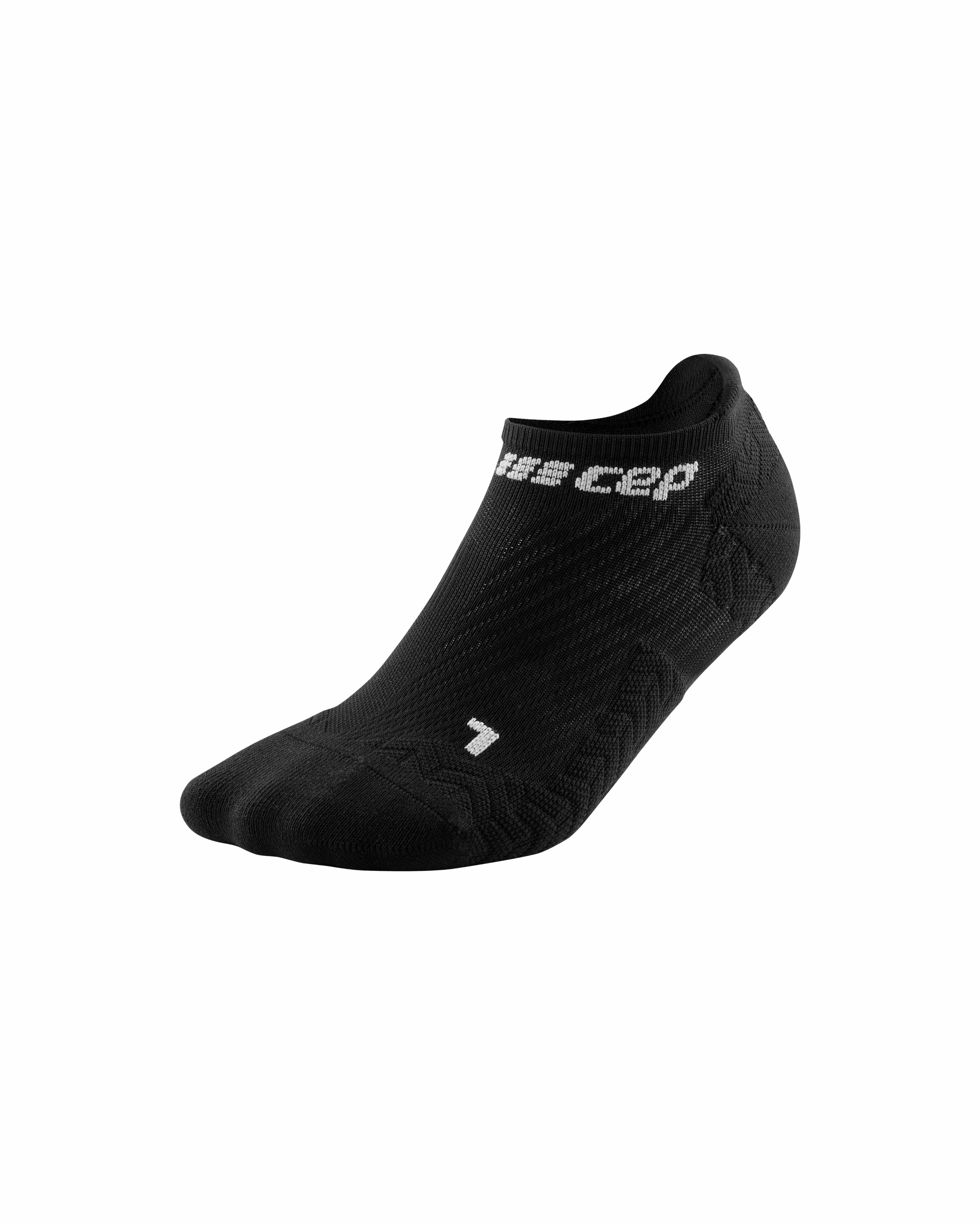CEP Compression Ultralight No Show Women's Running Socks (Ultralight Black)