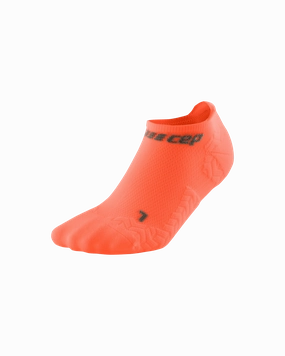 CEP Compression Ultralight No Show Women's Running Socks (Ultralight Coral)