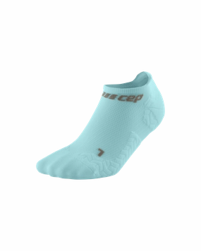 CEP Compression Ultralight No Show Women's Running Socks (Ultralight Light Blue)