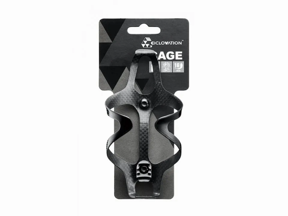 Ciclovation Premium Carbon Bottle Cage (Brilliant Red)