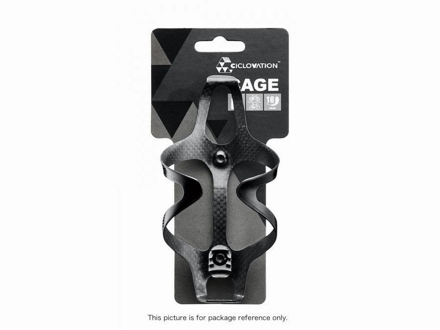 Ciclovation Premium Carbon Bottle Cage (Flash Silver)