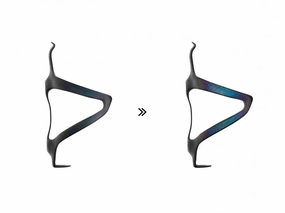 Ciclovation Premium Carbon Bottle Cage (Spectrum Reflective)