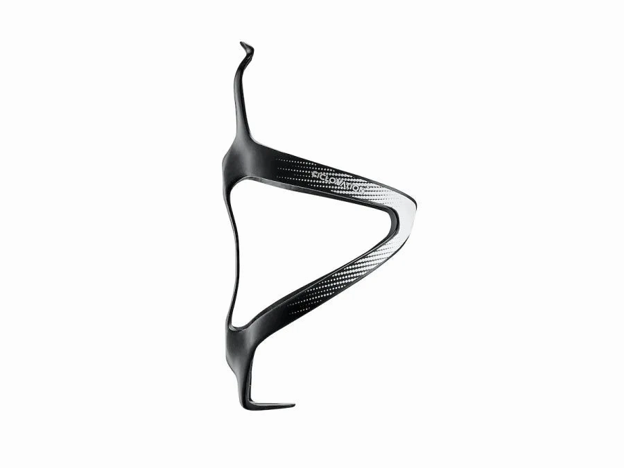 Ciclovation Premium Crabon Bottle Cage (Pearl White)