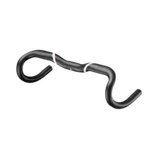 Controltech CLS FL4 Round Riser Drop Handlebar (Black)