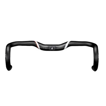 Controltech CLS FL4 Round Riser Drop Handlebar (Black)