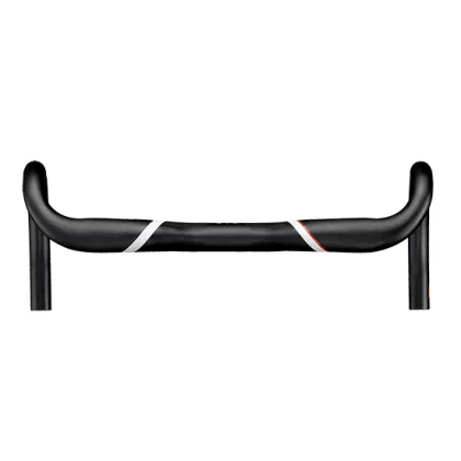 Controltech CLS FL4 Round Riser Drop Handlebar (Black)