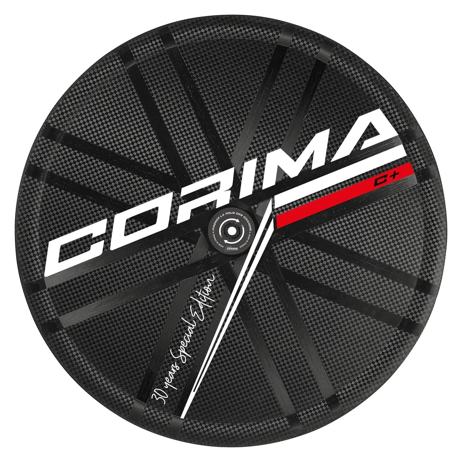 Corima Disc C  WS Carbon Disc Brake Wheel - Shimano/Sram (Black/White Decals)