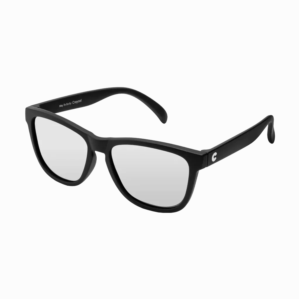 Craycol Double Dose of Coolness Sunglasses (Icy White Reflective/Matte Black)