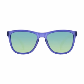 Craycol Ravy Navy Sunglasses (Golden Reflective/Transparent Blue)