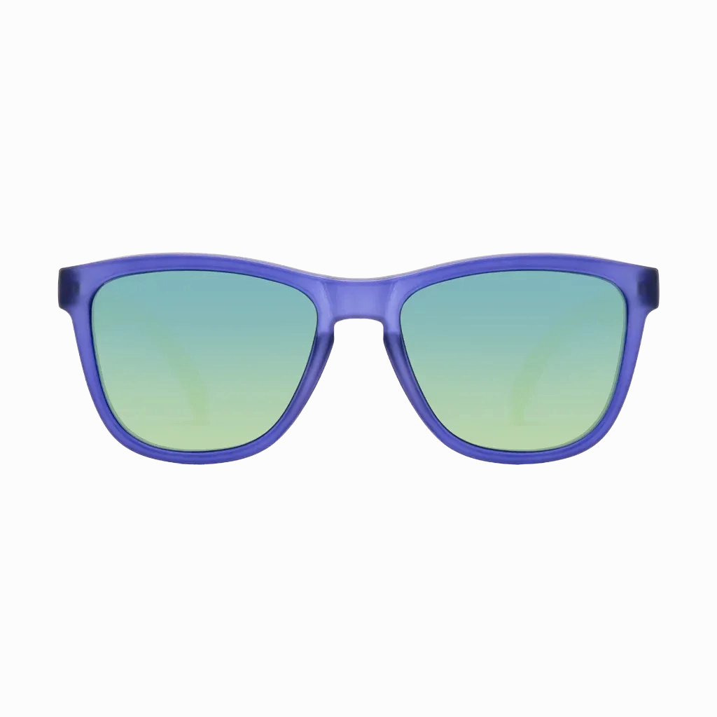 Craycol Ravy Navy Sunglasses (Golden Reflective/Transparent Blue)