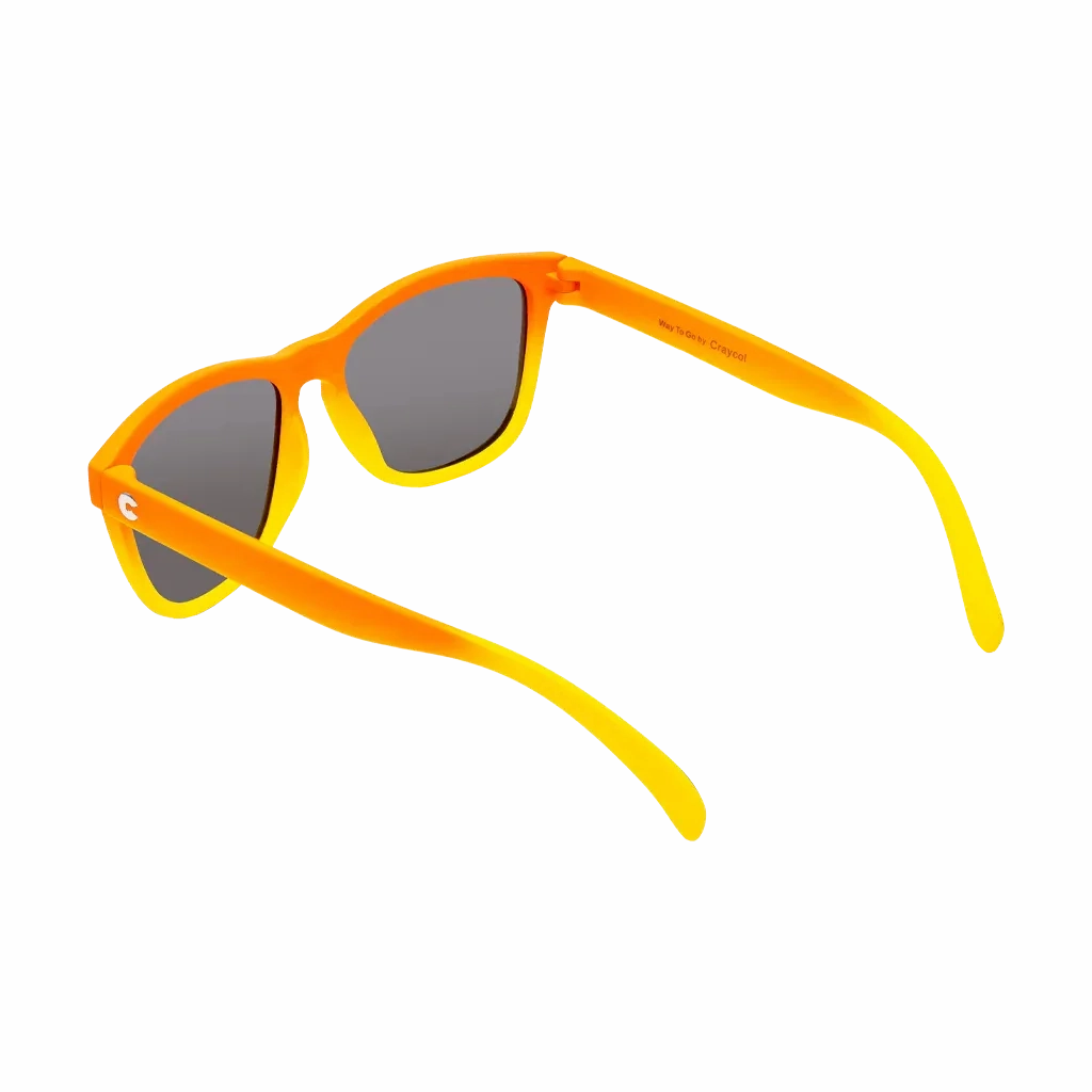Craycol Sunset Margaritas Sunglasses (Grey Non Reflective/Orange-Yellow Gradient)