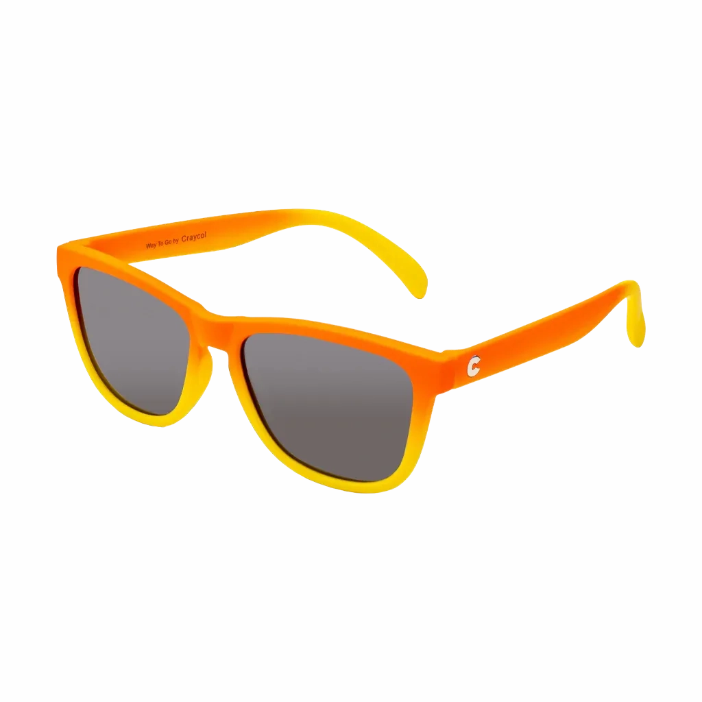 Craycol Sunset Margaritas Sunglasses (Grey Non Reflective/Orange-Yellow Gradient)