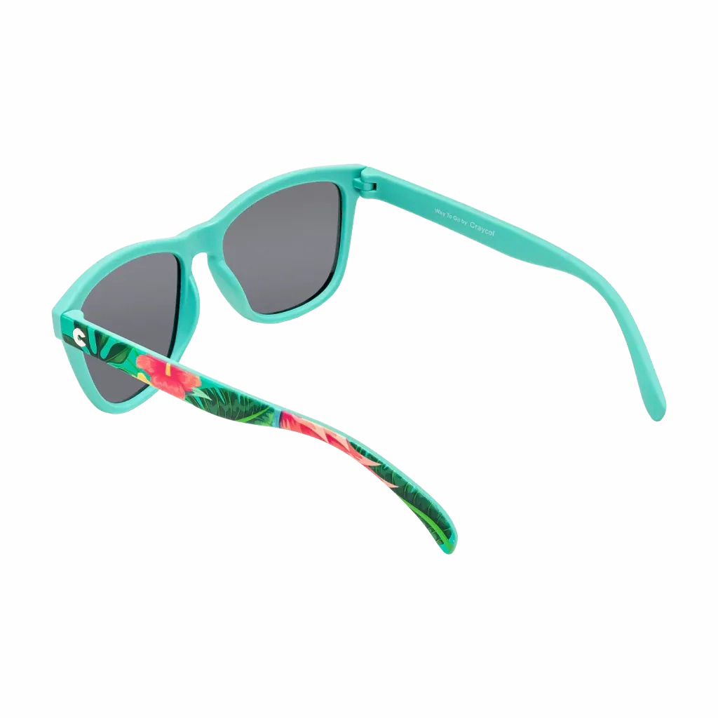 Craycol These Shades Buzzz Sunglasses (Grey Non Reflective/Turquoise Green)