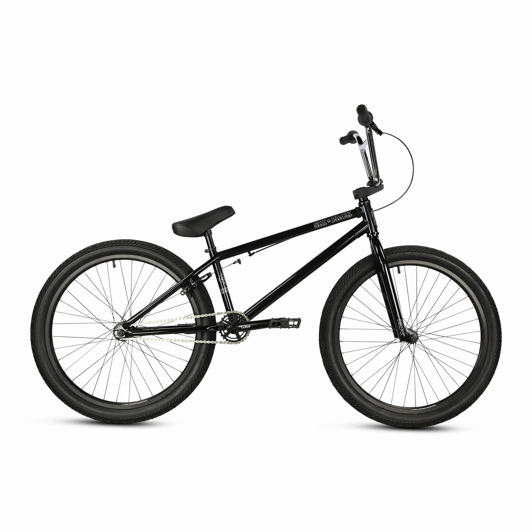 DK Six Pack 24 Complete BMX Bike - Black