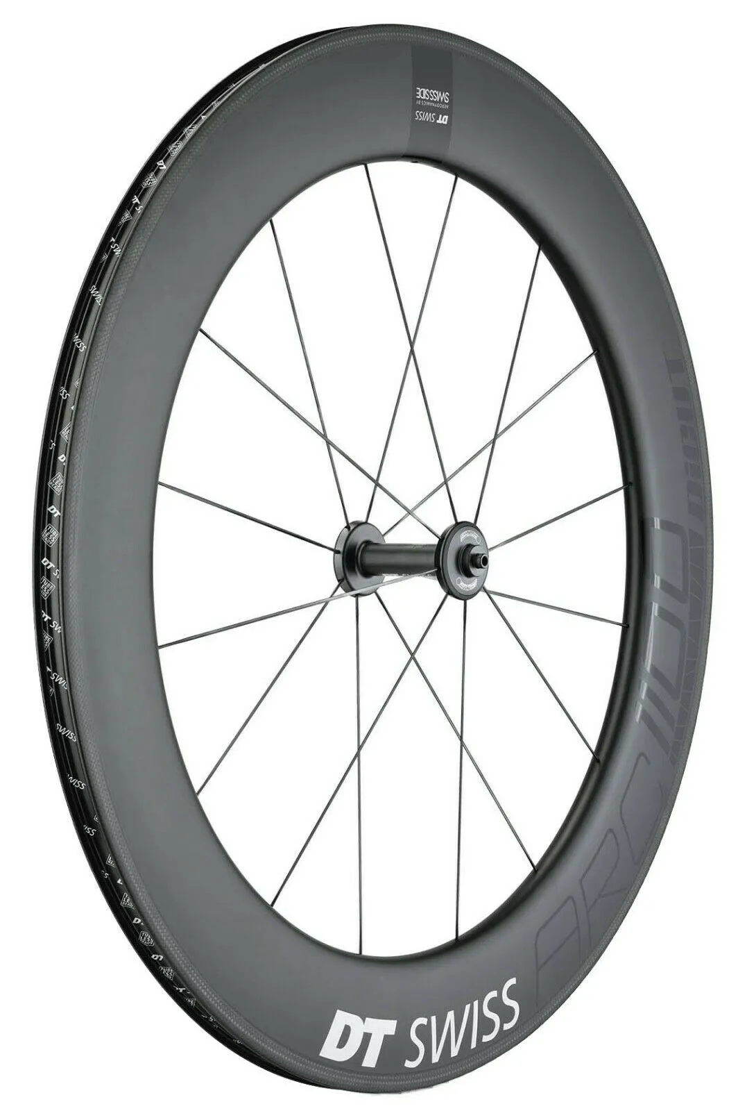 DT Swiss ARC 1100 DICUT 80mm Clincher Front Wheel - Rim Brake