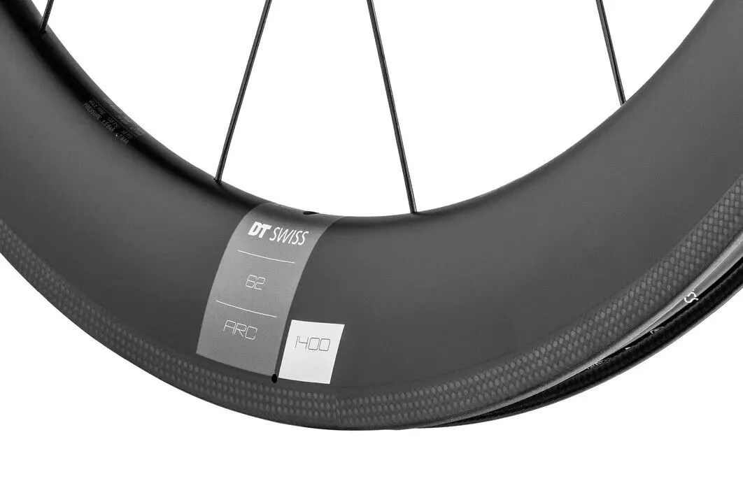 DT Swiss ARC 1400 DICUT Clincher Wheel Set - Rim Brake - 62mm