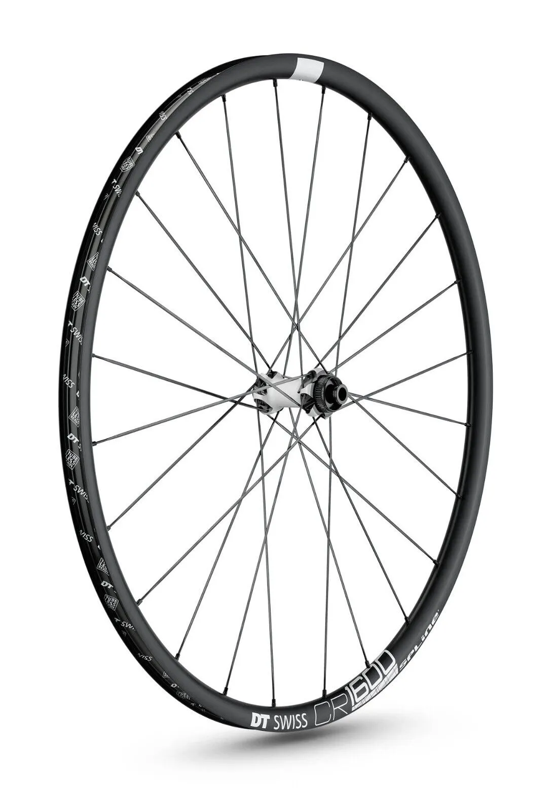 DT Swiss CR 1600 Spline 23 700c Cross Road Disc Brake Wheelset - 12mm Axle