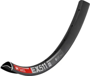 DT Swiss EX 511 27.5 Tubeless-Ready Disc Rim: 32h Black